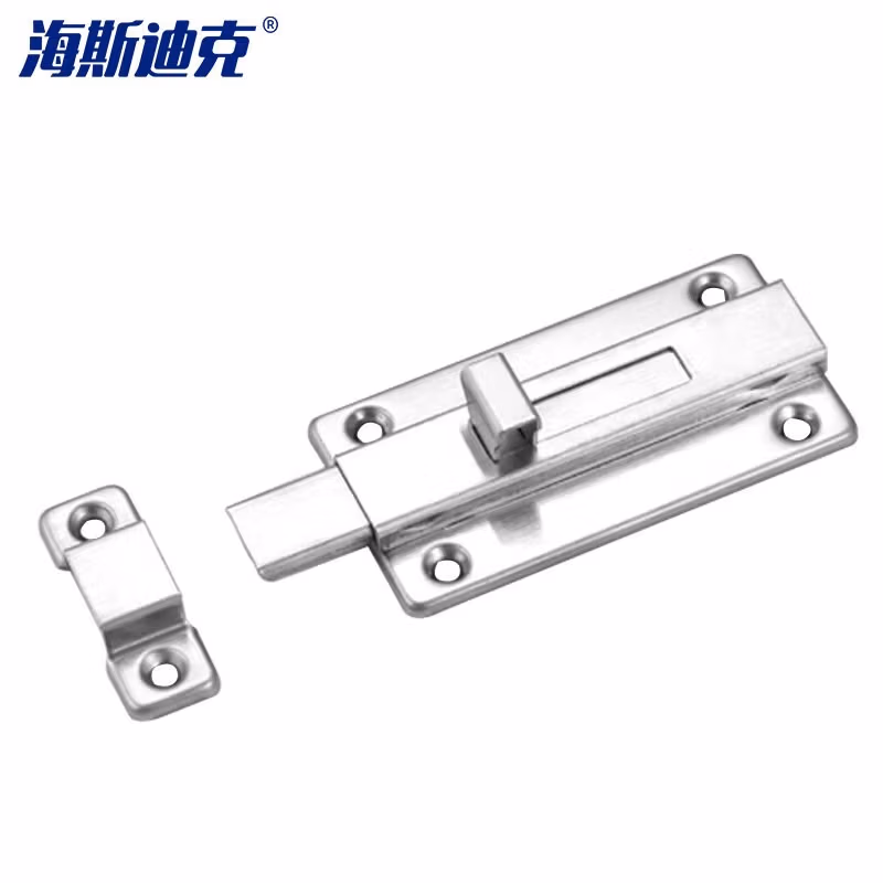 HYSTIC/海斯迪克 HKDP-36 不锈钢插销 卫生间门扣 防盗锁扣 手动双向款(2寸)