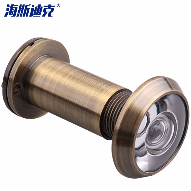 HYSTIC/海斯迪克 HKDP-22 高清大视角门镜 防盗门后盖反窥猫眼 红古铜