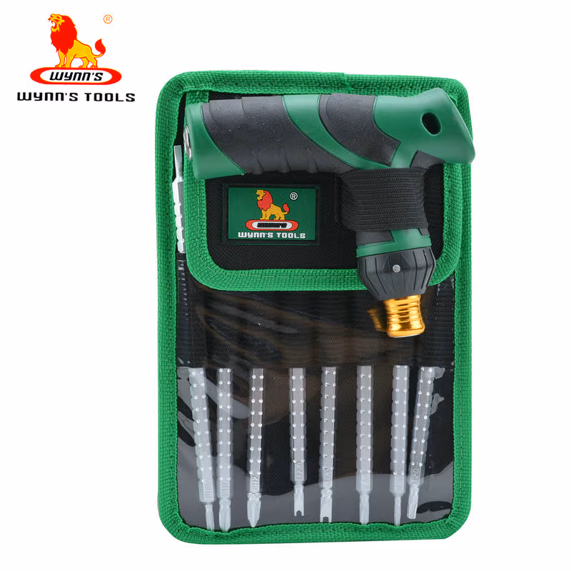 WYNNS/威力狮 T型棘轮螺丝批 9件套 W4656