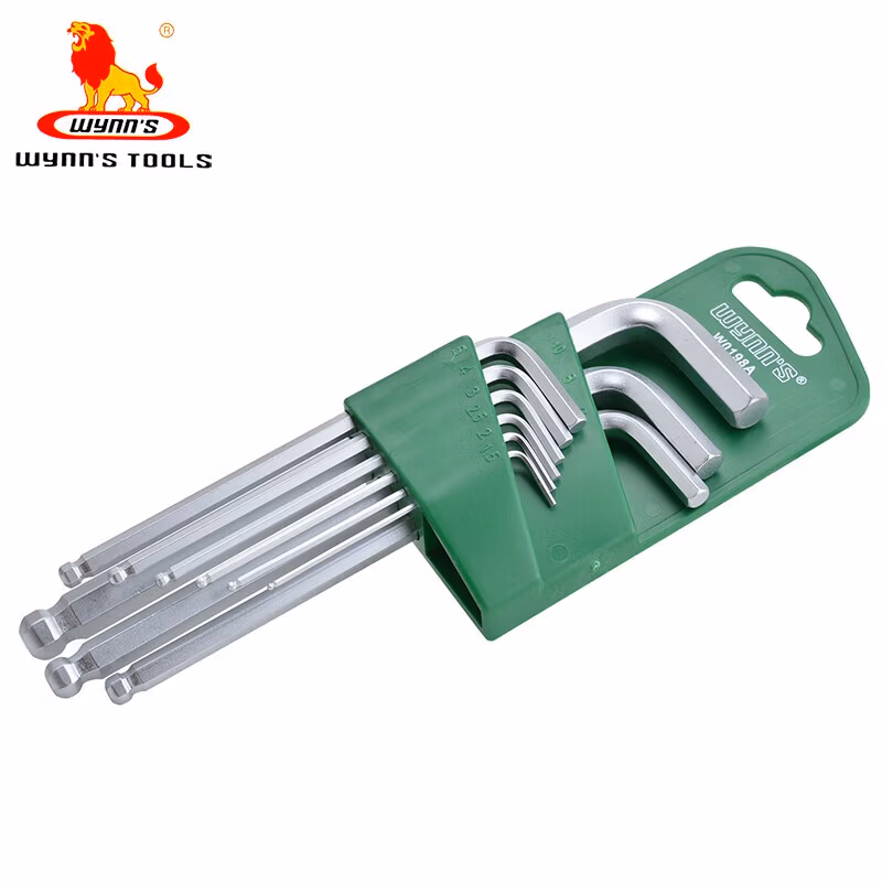 WYNNS/威力狮 内六角 公制加长 镜面 9件套 W9919A