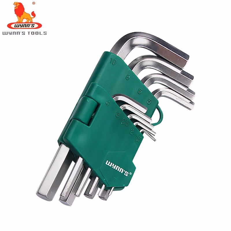 WYNNS/威力狮 平头内六角 公制中长 9件套 W9925