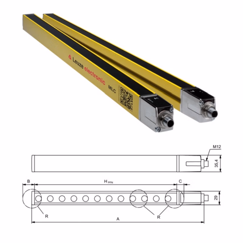 LEUZE/劳易测 安全传感器 MLC520R40-900