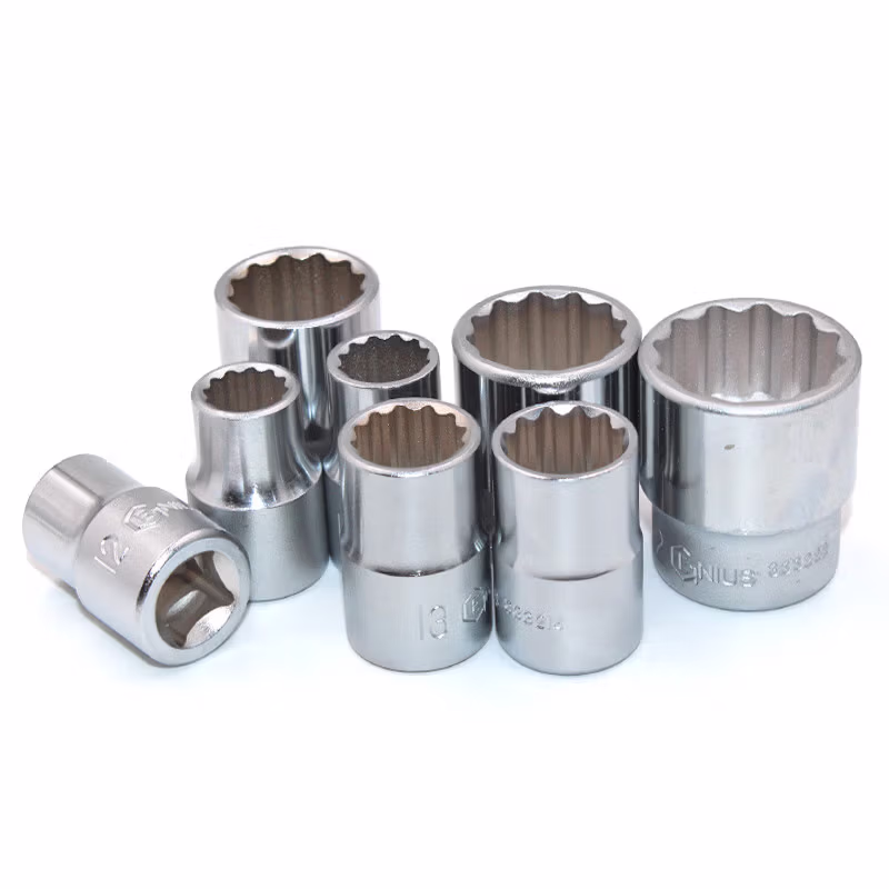 GENIUS/天赋 1/2″手动英制12角套筒 473812