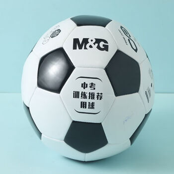 晨光PVC足球机缝5号经典黑白AST09516