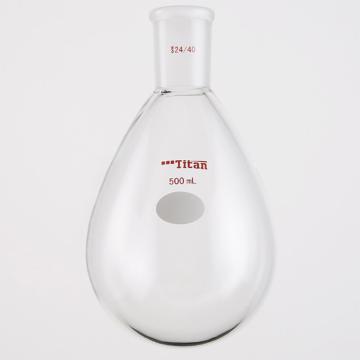 Titan/泰坦 厚壁茄型瓶，高强度，磨口：24/40，500ml 特优级 爆款，TF314500，1个 TF314500