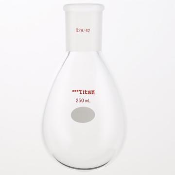 Titan/泰坦 厚壁茄型瓶，高强度，磨口：29/42，250ml 特优级，TF318250，1个 TF318250