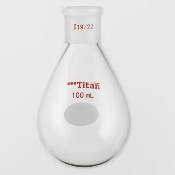 Titan/泰坦 厚壁茄型瓶，高强度，磨口：19/22，100ml 特优级 爆款，TF319100，1个 TF319100