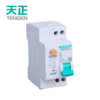 TENGEN/天正 小型漏电断路器 TGB1NLEM-40A 1P+N C10 30mA