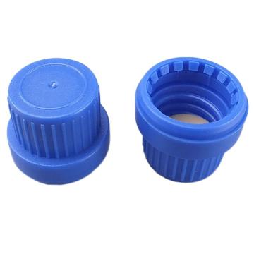 Titan/泰坦 通用瓶盖，蓝色，德国标准PP防盗盖+PE/PTFE褐色垫片，GL18螺口，D×H:25×21mm，1包（40个） TYBL-PG-G009