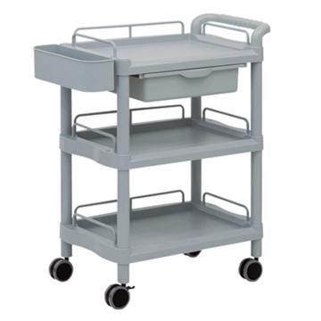 ASONE/亚速旺 仪器设备配套移动车(带抽屉)，全塑料结构，防磕碰，MP61BG，3-6499-02 3-6499-02