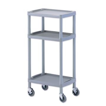 ASONE/亚速旺 实验室仪器设备配套移动车(3层),全塑料材质,防磕碰,无抽屉,Y401A 1台,8-8721-01 8-8721-01