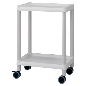 ASONE/亚速旺 实验室仪器设备配套移动车,全塑料结构,防磕碰,2层,645×447×800mm,ME21A,3-6495-02 3-6495-02