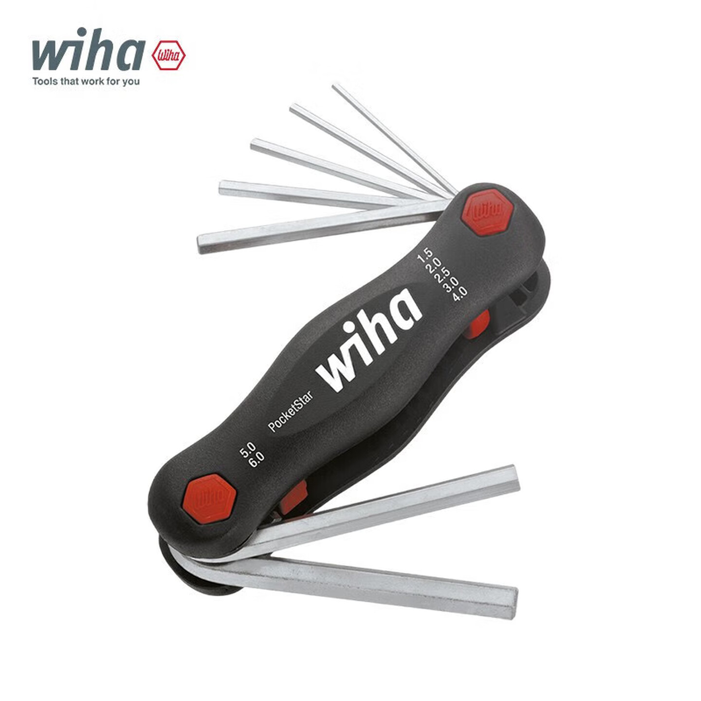 WIHA/威汉 掌中宝内六角多功能扳手7件套 23037