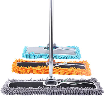 海斯迪克 gnjz-1303 平板大拖把 工业工厂酒店商场车间平板吸水拖把布 60cm套布颜色随机下单不指定颜色