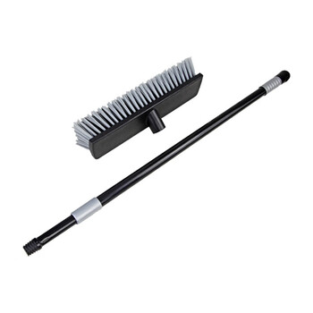 海斯迪克 HK-5075 硬毛地板刷 瓷砖清洁刷洗地刷 长柄地刷浴室刷 中号