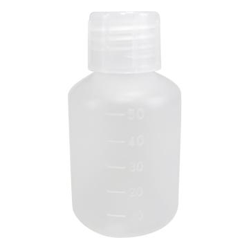 ASONE/亚速旺 PP制塑料瓶(单个起售) 窄口 50ml(1个)，5-001-01 5-001-01