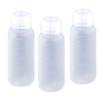 ASONE/亚速旺 PP制塑料瓶SCC 广口 500ml 1箱(2个袋X5袋) 7-2102-03