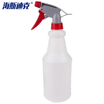 海斯迪克 HKQS-57 保洁喷雾瓶 耐酸碱喷壶 喷雾带刻度 600ml(喷头颜色随机)