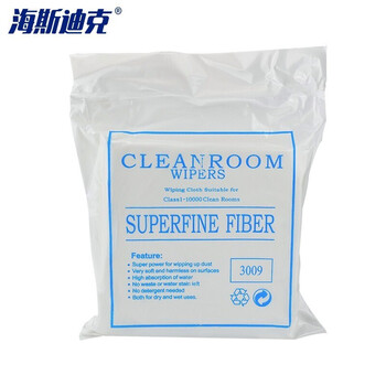 海斯迪克 HKY-163 无尘布 亚超细纤维除尘布 工业机械除油屏幕镜头擦拭布 6寸（100片）