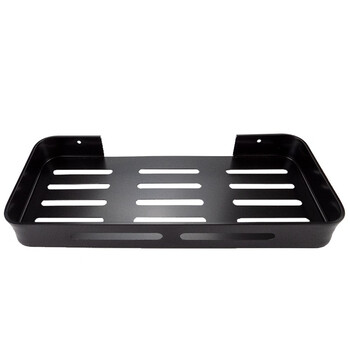 海斯迪克 HKY-189 免打孔太空铝置物架 卫生间转角架 围边长方(黑色)