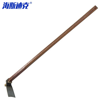 海斯迪克 HZL-27 农用锄头开荒挖土弹簧钢锄头 园林工具除草 锄园艺用品农用具 1号小号条锄（含木柄）