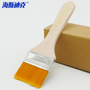 海斯迪克 HZL-71 尼龙刷 油漆木柄毛刷 黄毛涂料刷 清洁刷除尘刷 尼龙刷子黄毛 8#