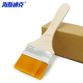 海斯迪克 HZL-71 尼龙刷 油漆木柄毛刷 黄毛涂料刷 清洁刷除尘刷 尼龙刷子黄毛 10#