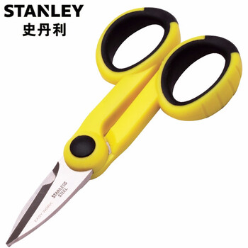 STANLEY/史丹利 双色柄电工剪刀140mm 90-171-23C
