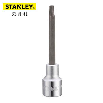 STANLEY/史丹利 12.5MM系列100mm长花形旋具套筒T30 89-991-1-22