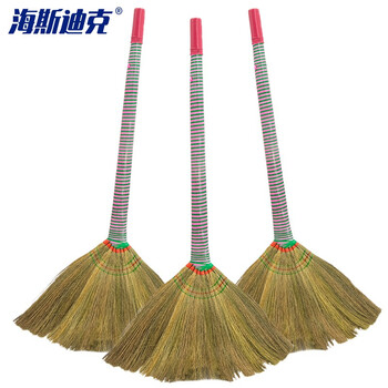 海斯迪克 gnjz-1213 手工芒草扫帚 植物芒草扫把 天然扫帚颜色随机（1把）