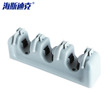 海斯迪克 gnjz-1233 拖把架挂钩架 卫生间浴室拖把支架需打孔 3挂4钩