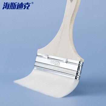 海斯迪克 HK-133 水性毛刷 水性漆专用刷 调料刷 除尘细毛刷 木柄白毛5寸【5把】