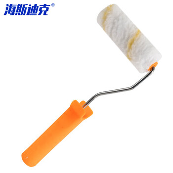 海斯迪克 HKLY-34 滚筒刷(4寸短柄)仿羊毛刷 滚刷油漆工具 装修涂装滚筒刷 乳胶漆滚筒刷 油漆刷子 刷墙工具
