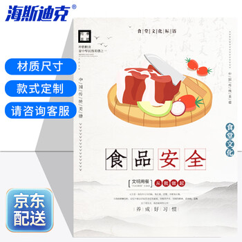 海斯迪克 gnxy-443 门牌展示牌 亚克力服装店牌公司牌匾定制 30*40cm 克莱因蓝