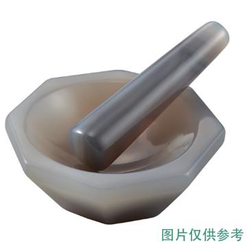 ASONE/亚速旺 玛瑙乳钵(浅型) φ55Xφ70X13 （含研磨棒），C2-887-03 C2-887-03