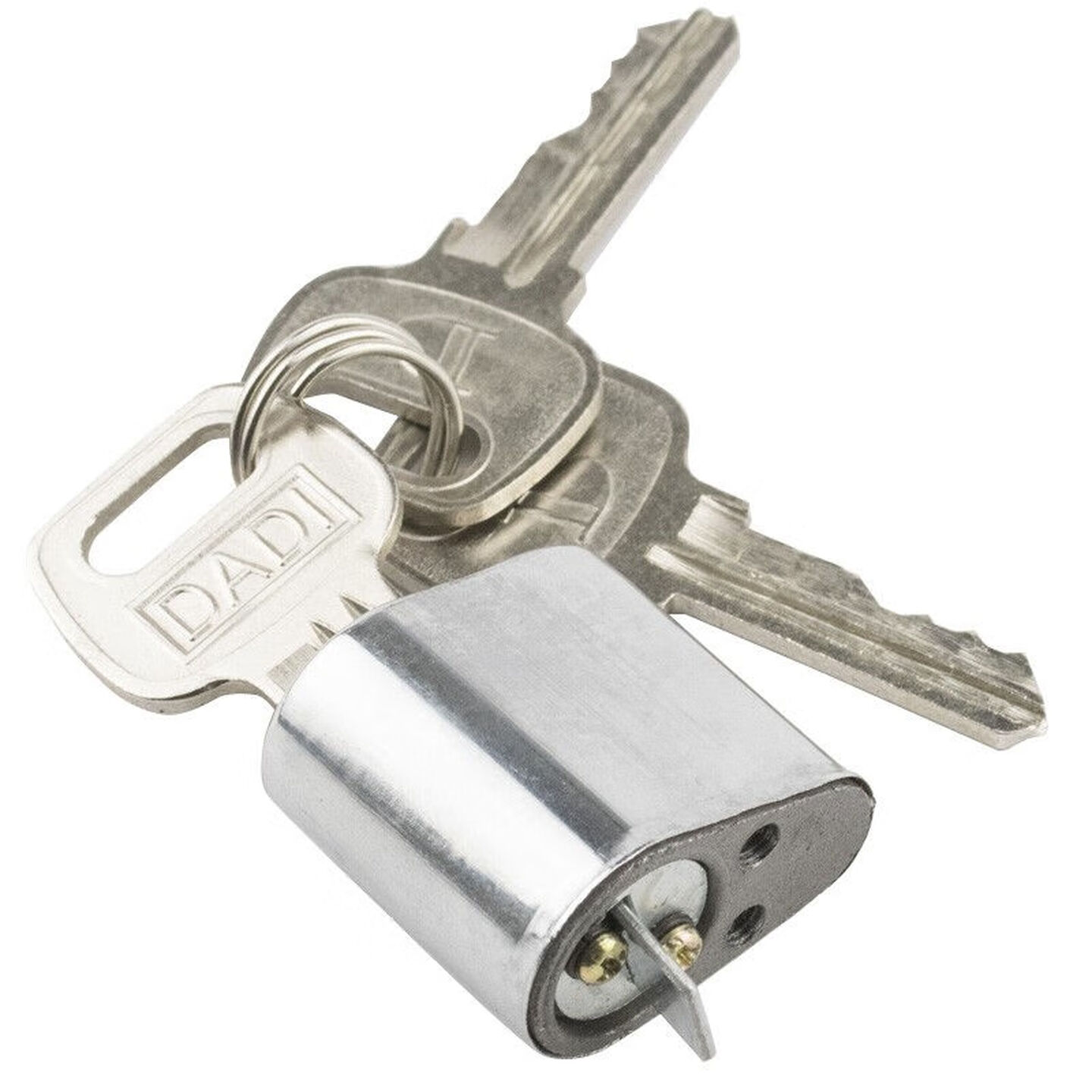 海斯迪克HKSY-28 消防门锁芯 防火门锁芯通道锁芯逃生锁电箱锁芯 铜芯不通开（3把钥匙）