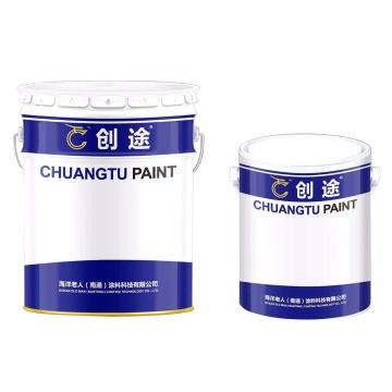 创途/CHUANGTU 厚浆环氧树脂防腐面漆 RAL6003,橄榄绿，20kg主漆+4kg固化剂