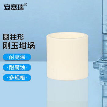 安赛瑞 圆柱形刚玉坩埚 3.5ml（φ20×20mm）（个） 6A01210