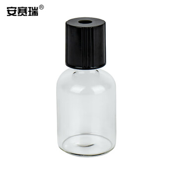 安赛瑞 厌氧瓶 小口色谱瓶 玻璃螺口发酵瓶 含丁基胶塞 25ml （个） 6B00161