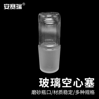 安赛瑞 玻璃空心塞 实验室标准磨砂口密封塞 24#（个） 6B00058