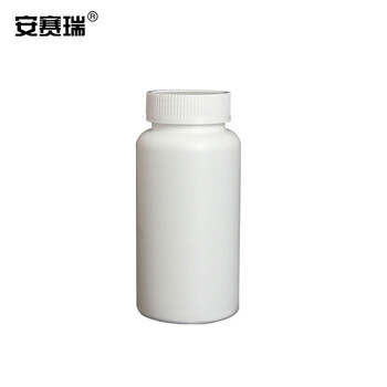 安赛瑞 塑料药瓶（10个装）PE圆瓶塑料瓶 固体瓶胶囊瓶子片剂分装瓶粉剂瓶 250ml（包） 601139