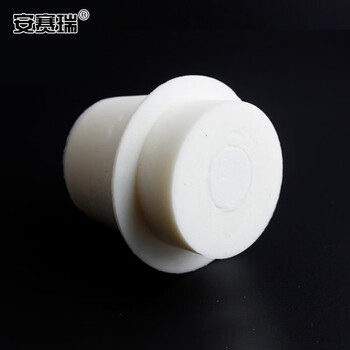 安赛瑞 三角烧瓶硅胶塞 发泡式硅胶瓶塞透气塞烧瓶塞 适用5000ml 58-63（个） 600379