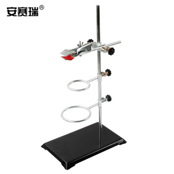 安赛瑞 铁架台 实验室仪器支架全套方座支架滴定台烧瓶夹十字夹 40cm（个） 600495