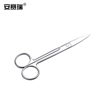 安赛瑞 不锈钢剪刀 实验室剪刀不锈钢拆线剪拆分剪 手术剪绷带剪组织剪 14cm 直尖（把） 600720