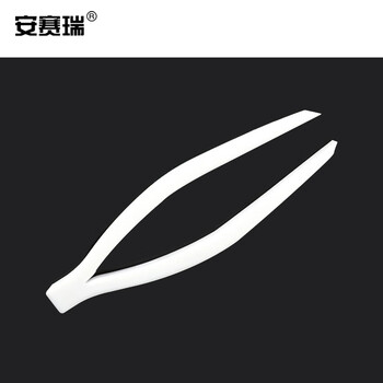 安赛瑞 聚四氟乙烯镊子 实验室耐高温摇瓶四氟镊子 卜型200mm（个） 600848