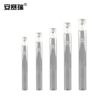 安赛瑞 具塞比色管 实验室刻度比色管白色透明化验比对实验仪器 10ml 12支装（包） 600879