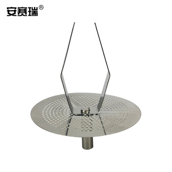 安赛瑞 不锈钢漏斗漏网（5个装）实验室304不锈钢分液漏斗液体分装工具圆管漏斗酒漏油漏漏网 直径5cm（包） 600982