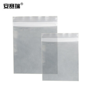 安赛瑞 透明密封包装袋（100个装）液体袋中药袋试剂袋防水防漏塑料密实袋 7×10cm 容量65ml（包） 601087