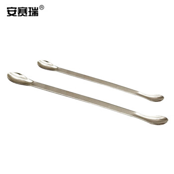 安赛瑞 加厚不锈钢微量药匙(10个)(包) 600146