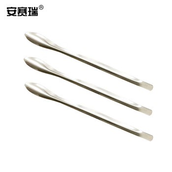 安赛瑞 不锈钢药匙10个单头10.5CM(包) 600139